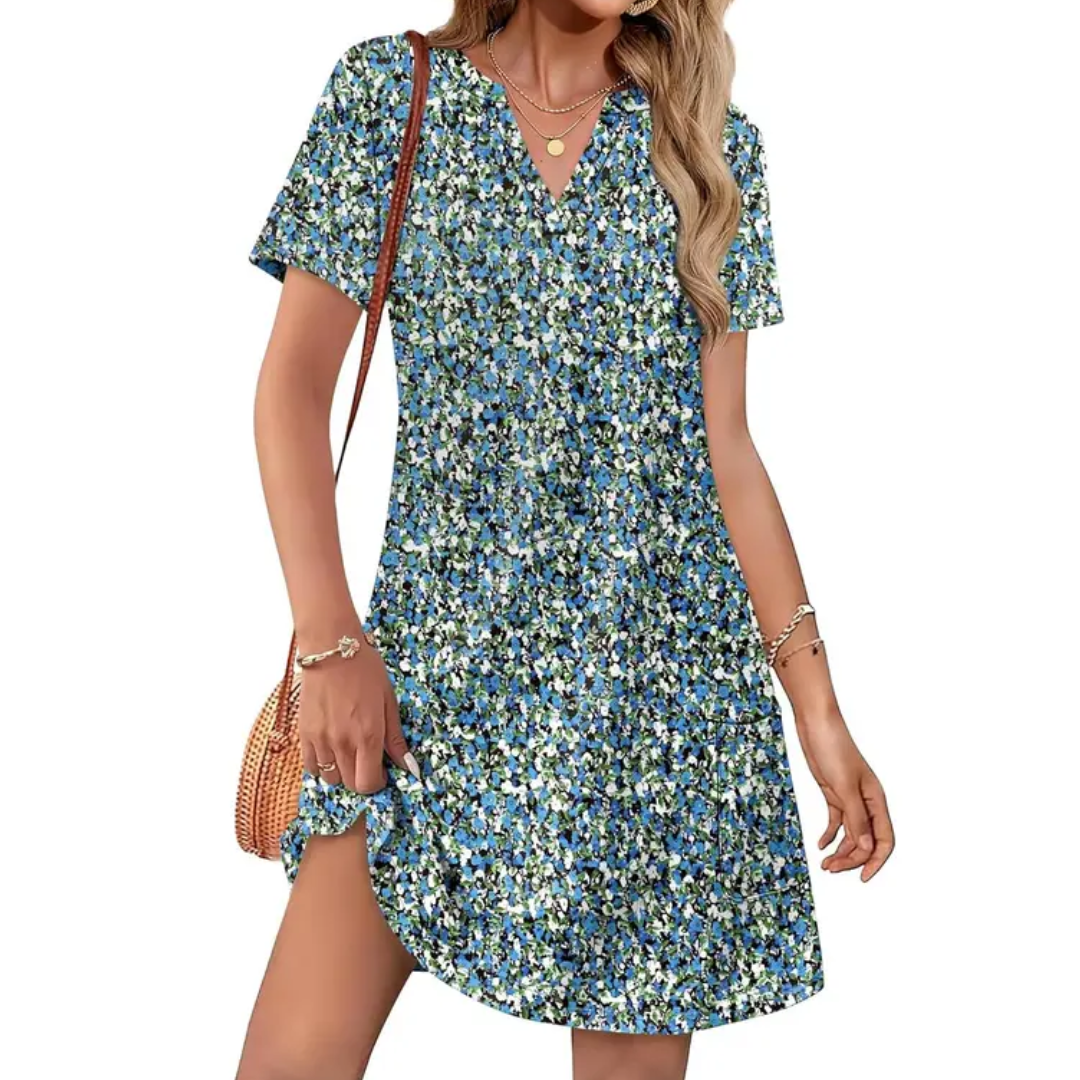 MEADOW™ – Boho V-Neck Vacation Dress